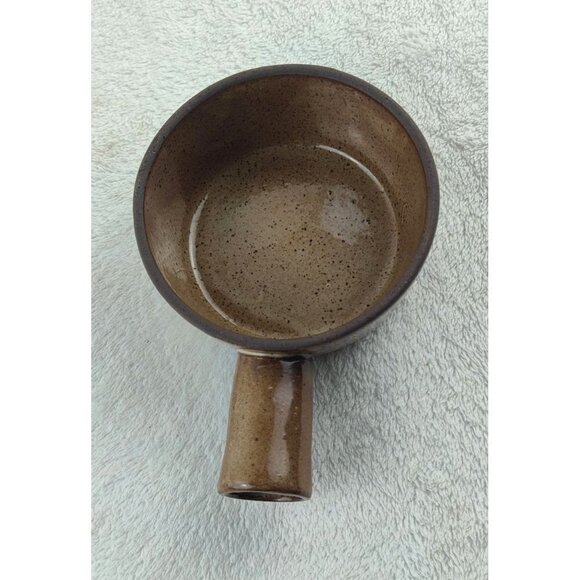 Bean Pot Stoneware Baking Bowl Vented Lid Pottery Handmade Bakeware Soup Chowder - Picture 3 of 12